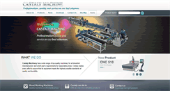 Desktop Screenshot of castalymachine.com